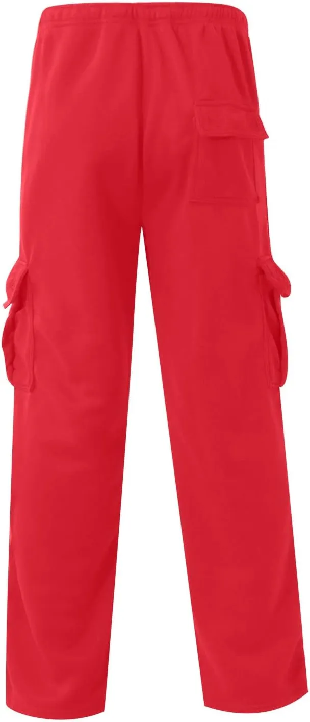 Ymosrh Mens Pants Relaxed Fit Overalls Drawstring Multi Pocket Casual Pants Hiking Cotton Twill Combat Pants Stretch